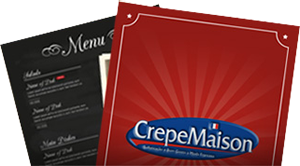Menu Crepe Maison